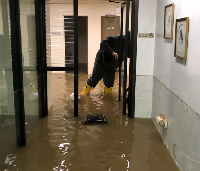 Flooding in this office we had to remove